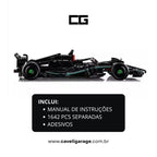 Blocos de Montar F1 W14 E-Performance 1:8 – 1642 Peças para Montar e Colecionar