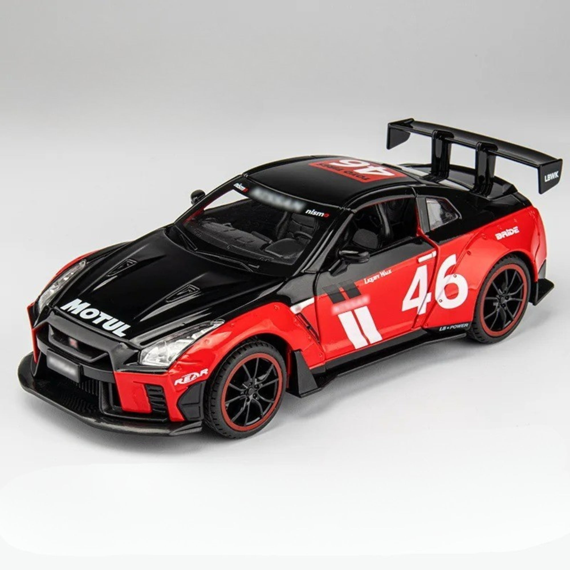 Miniatura Nissan GT-R R35 NISMO (Liberty Walk Racing Edition ) – Escala 1:22