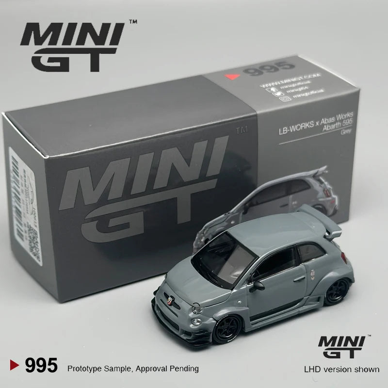 MiniGT Abarth 595 LB-WORKS x Abas Works 1:64 Diecast