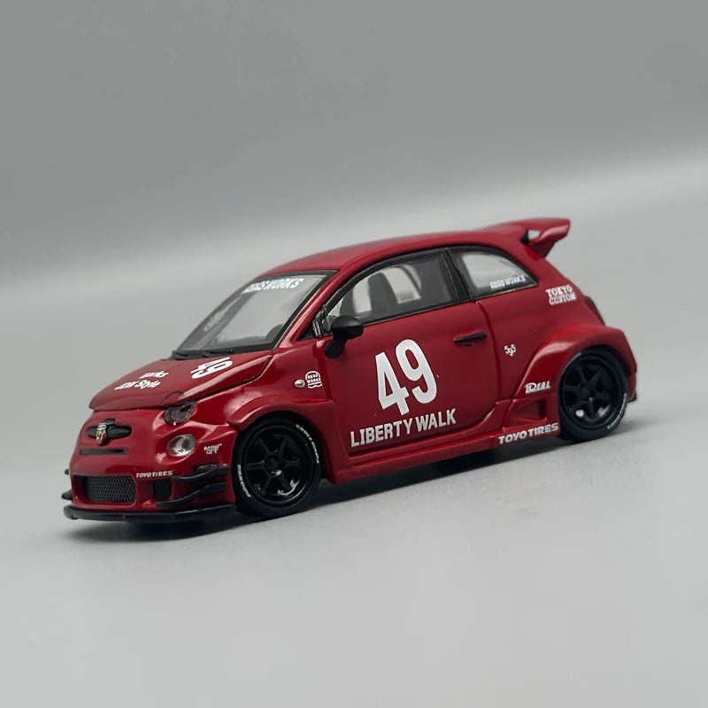 MiniGT Abarth 595 LB-WORKS x Abas Works 1:64 Diecast