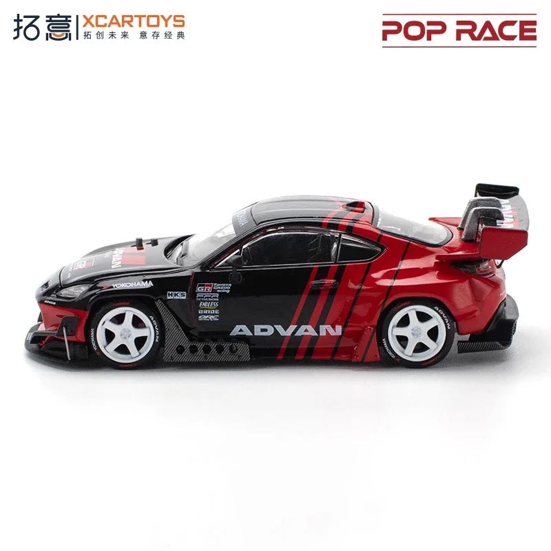 Pop Race x Xcartoys Pandem GR86 ADVAN 1:64 Diecast S41-02