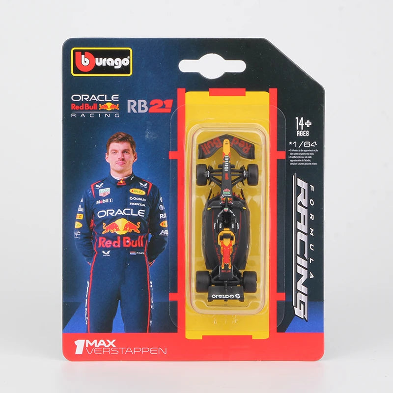 Miniatura F1 2025 Bburago 1:64 Ferrari Red Bull Mercedes McLaren