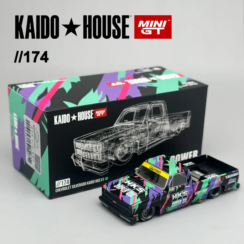 Kaido House MINIGT Chevrolet Silverado HKS V1 1:64 - KHMG174