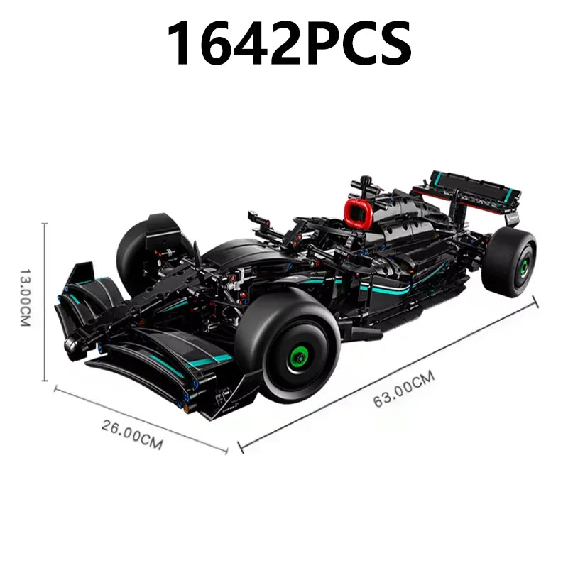 Blocos de Montar F1 W14 E-Performance 1:8 – 1642 Peças para Montar e Colecionar