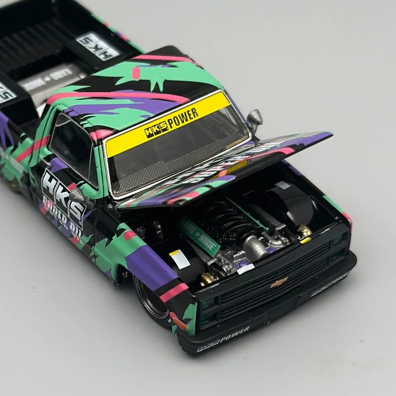 Kaido House MINIGT Chevrolet Silverado HKS V1 1:64 - KHMG174