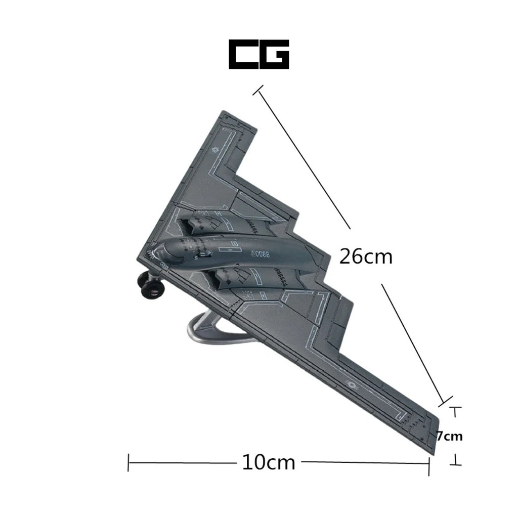 Miniatura Avião Bombardeiro B-2 Spirit Ghost – Força Aérea dos EUA - Escala 1:200