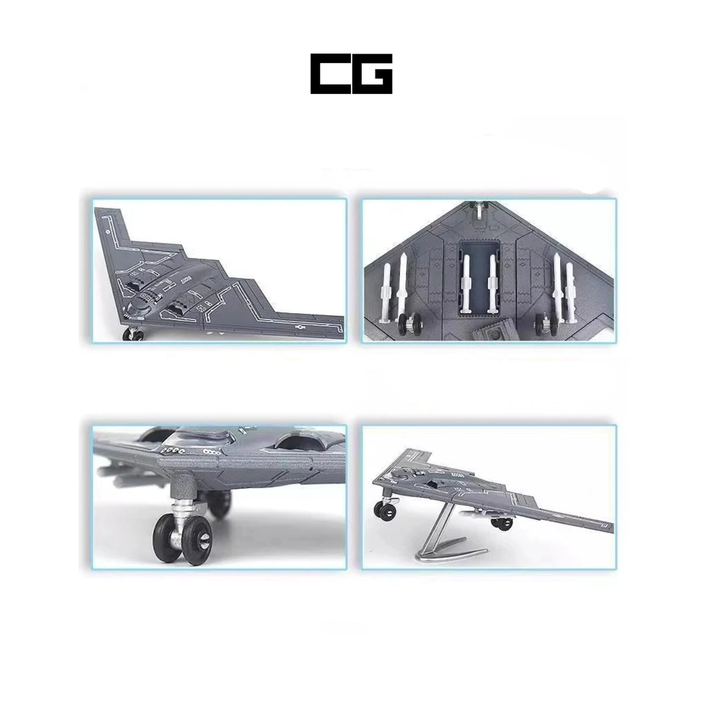 Miniatura Avião Bombardeiro B-2 Spirit Ghost – Força Aérea dos EUA - Escala 1:200